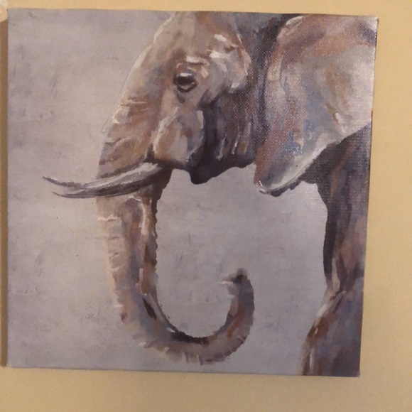 Canvas decorative elephant picture - Picture 2 of 10